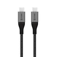 Alogic Super Ultra USB 2.0 USB-C to USB-C Cable 5A-480Mbps 1.5m, Space Grey - thumbnail