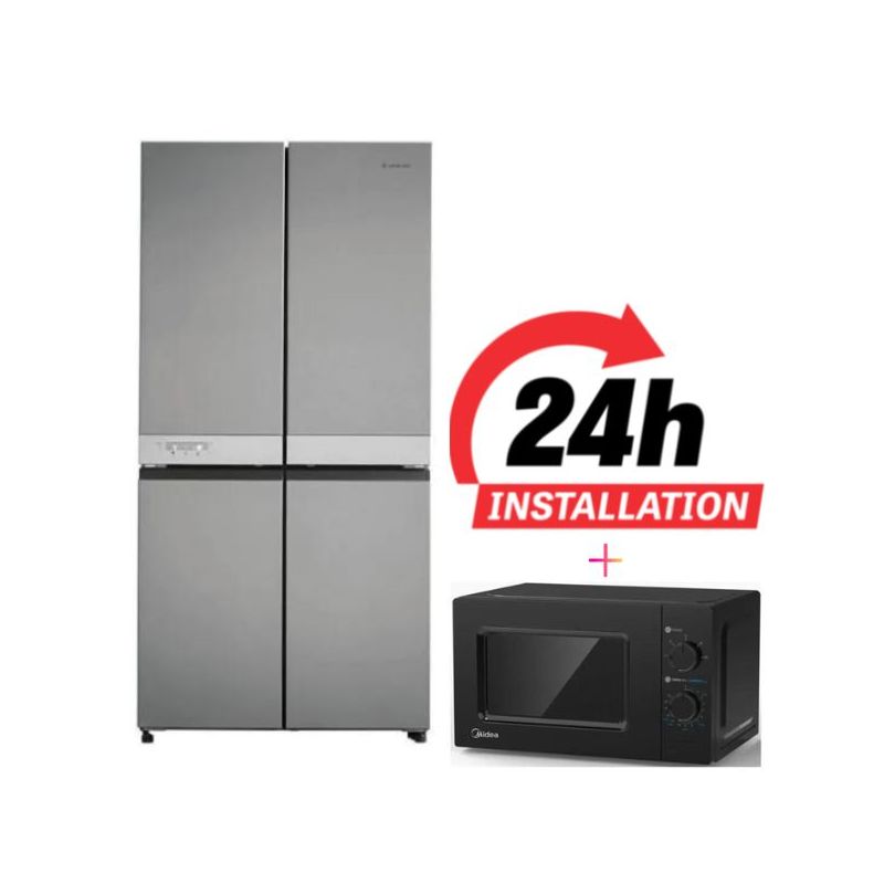 Ariston 677 Ltr French Door Bottom Freezer RefrigeratorAQ5DI24JVS