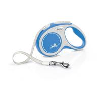 Flexi New Comfort S Tape Cat/Dog Leash 5M - Light Blue - thumbnail