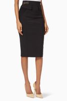 Pencil Skirt in Textured Fabric
