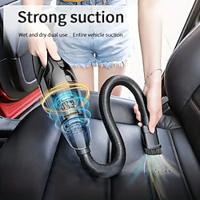 Car Vacuum Cleaner Dry and Wet Dual Mini Wireless Car Vacuum Cleaner Handheld Charging High Power Vacuum Cleaner Lightinthebox