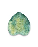 Tarhong Tropical Leaf Green Bamboo, Appetizer Plate 7 Inch
