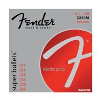 Fender 3250M Super Bullets Electric Guitar Strings - Nickel-Plated Steel Ball-End (11-49 Medium Gauge)