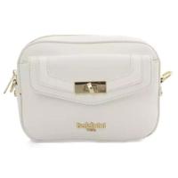 Baldinini Trend Elegant Golden-Detailed White Shoulder Bag - BA-23272
