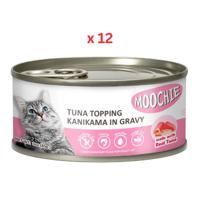 Moochie Adult Tuna Topping Kanikama 85G Can (Pack Of 12)