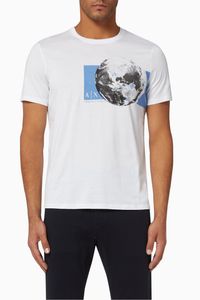 Logo Planet Cotton T-Shirt