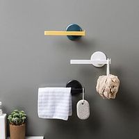 Plastic Towel Bar, Shower Towel Rack For Bathroom, Wall Mounted Towel Holder, Hand Towel Hanger, Bathroom Accessories Lightinthebox - thumbnail