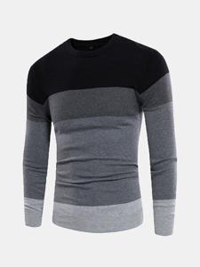 Mens Gradient Color Pullover