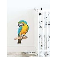 Children's parrot pattern wall sticker Bedroom Living Room TV Wall Art Decor miniinthebox - thumbnail