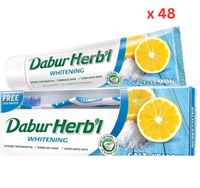 Dabur Herbal Whitening Toothpaste With Salt And Lemon - 150g x 48