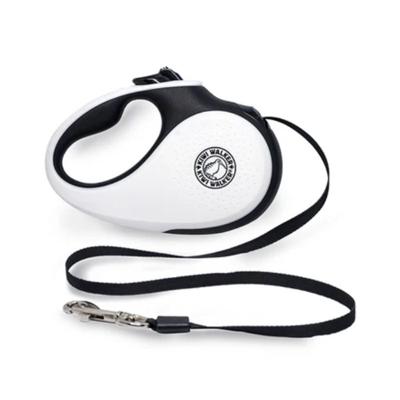 Kiwi Walker Retractable Dog Leash Black & White - XS