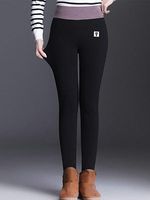 New Fashion Casual Plus Cashmere Wild Trousers Women