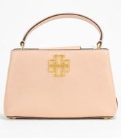 Tory Burch Britten Micro Light Meadowsweet Leather Satchel Bag Purse (68401)