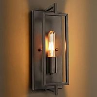 Industrial Black Wall Sconce Wall Sconce Rustic Vintage Wall Sconce Light Fixture with E26 Base, Farmhouse Metal Rustic Wall Mount Light, Modern Indoor Wall Lighting Hardwired 110-240V miniinthebox - thumbnail