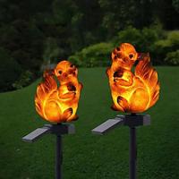 Solar Squirrel Garden Light Outdoor LED Lawn Lights Waterproof Villa Courtyard Garden Lawn Path Landscape Decoration 1pc Lightinthebox