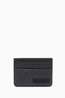 Industrial Logo Card Holder in Faux Leather - thumbnail