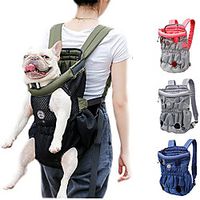 Pet Carrier Backpack, Adjustable Pet Front Cat Dog Carrier Backpack Travel Bag, Legs Out, Easy-Fit for Traveling Hiking Camping for Small Dogs Cats Puppies miniinthebox - thumbnail