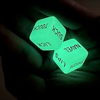 Glowing At Night Fun English Dice Sieve Swing Color Float Carved Adult Sex Products miniinthebox - thumbnail