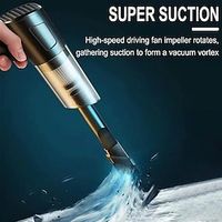 Car Vacuum Cleaner Small 10000Pa High Power Handheld Portable Car Cleaning Machine Car Accessories Detailing Kit Home Appliance Lightinthebox - thumbnail