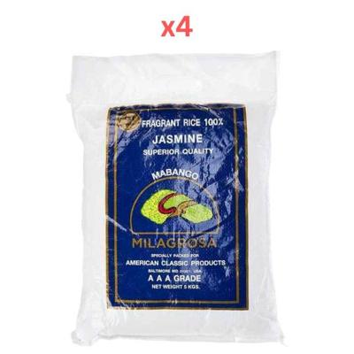 Milagrosa Jasmine Rice 5Kg Pack of 4