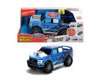 Dickie Toys Music Truck Ford Toy car with Motor, Light and Sound Function (203764004) - thumbnail
