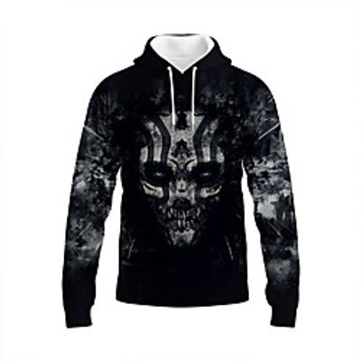 Inspired by Skull Heads Skull Hoodie Anime 100% Polyester Pattern Harajuku Graphic Kawaii Hoodie For Unisex  Couple's Lightinthebox