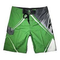 Men's Swim Shorts Swim Trunks Board Shorts Drawstring Color Block Comfort Soft Knee Length Casual Holiday Beach Streetwear Stylish Black Green Lightinthebox - thumbnail
