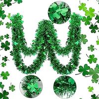 St. Patrick's Day Green Wool Top Holiday Party Atmosphere Decoration Irish Clover Pendant Lightinthebox - thumbnail