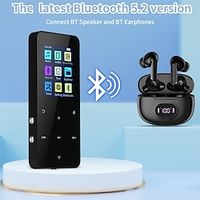 16GB 1.8 inch Met Bluetooth 5.0 MP3 Speler Full Touch Screen  MP4 Player Muziekspeler Met Ingebouwde speaker Fm Radio Recorder Video Lightinthebox - thumbnail