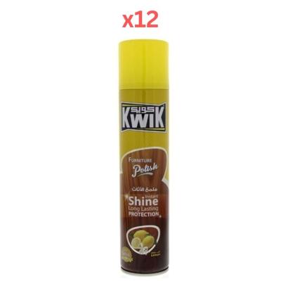 Kwik Lemon Furniture Polish 300Ml Pack of 12