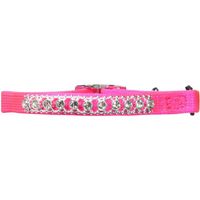 Petmate Elastic Cat Collar 3/8 X 8 - 10 Inch, Pink Bling