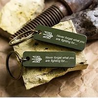 Ukrainian Brutal Military Keychain, Brutal Keychain for Men Military Gifts for Metal Keychain Memory Military Gifts Unique Ukrainian Key Ring Anniversary Gift Lightinthebox - thumbnail