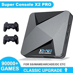 Retro Video Game Console Super Console X2 Pro with 90000 Video Games for PS1DCMAMESS with Gamepad Kid Gift Game Box Lightinthebox