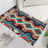 Ethic Geometric Doormat Non-Slip Oil Proof Rug Indoor Outdoor Mat Bedroom Decor Bathroom Mat Entrance Rug Door Mat miniinthebox - thumbnail