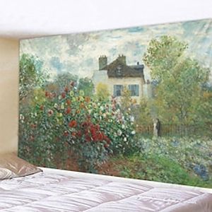 Oil Painting Floral Wall Tapestry Art Decor Blanket Curtain Hanging Home Bedroom Living Room Decoration Lightinthebox
