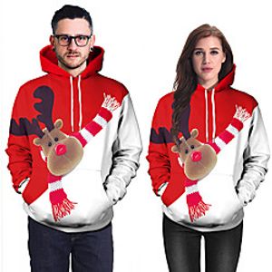 Santa Claus Ugly Christmas Sweater / Sweatshirt Men's Teen Costume Party Christmas Christmas Polyester Top / Women's / Hoodie miniinthebox