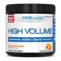 PEScience High Volume Pre Pump Sour Peach Candy 36serv