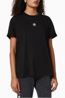 Embellished Ministar Organic Cotton T-Shirt Embellished Ministar Organic Cotton T-Shirt