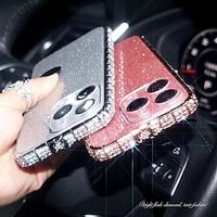 Phone Case For iPhone 15 Pro Max Plus iPhone 14 13 12 11 Pro Max Plus Back Cover Camera Lens Protector Bling Glitter Shiny Shockproof Acrylic miniinthebox - thumbnail