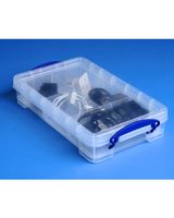 Really Useful 2.5 Liter Plastic Box Clear Really Useful 2.5 Liter Plastic Box Clear
