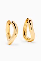 Loop XS Earrings in Shiny Brass - thumbnail