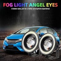 2PCs COB LED Angel Eyes Headlight Car Super Bright Halo Rings DRL Light Bulb Lamp Styling Light Decorative Lights miniinthebox - thumbnail