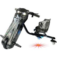 Megastar Megawheels Dragonfly Drifting Electric Scooter 36 V 3 Wheels With Key Start - Black (UAE Delivery Only)