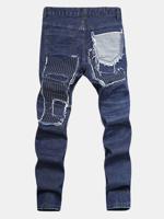 Mens Zipper Jeans