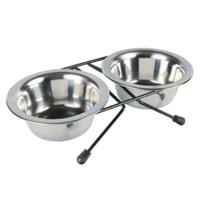 Trixie Eat on Feet Stainless Steel Bowl Set For Dogs 2X2.8L