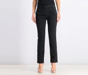 Womens Slim Chino Pants  Black
