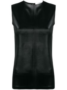 Givenchy faux-leather top - Black