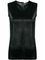 Givenchy faux-leather top - Black