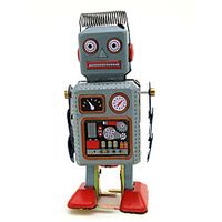 LT.Squishies Wind-up Toy Educational Toy Novelty Warrior Robot Metalic 1 pcs Toy Gift miniinthebox - thumbnail