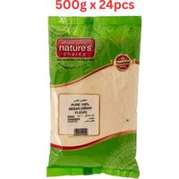 Natures Pure 100% Besan (Gram Flour) 500g Pack Of 24 (UAE Delivery Only)